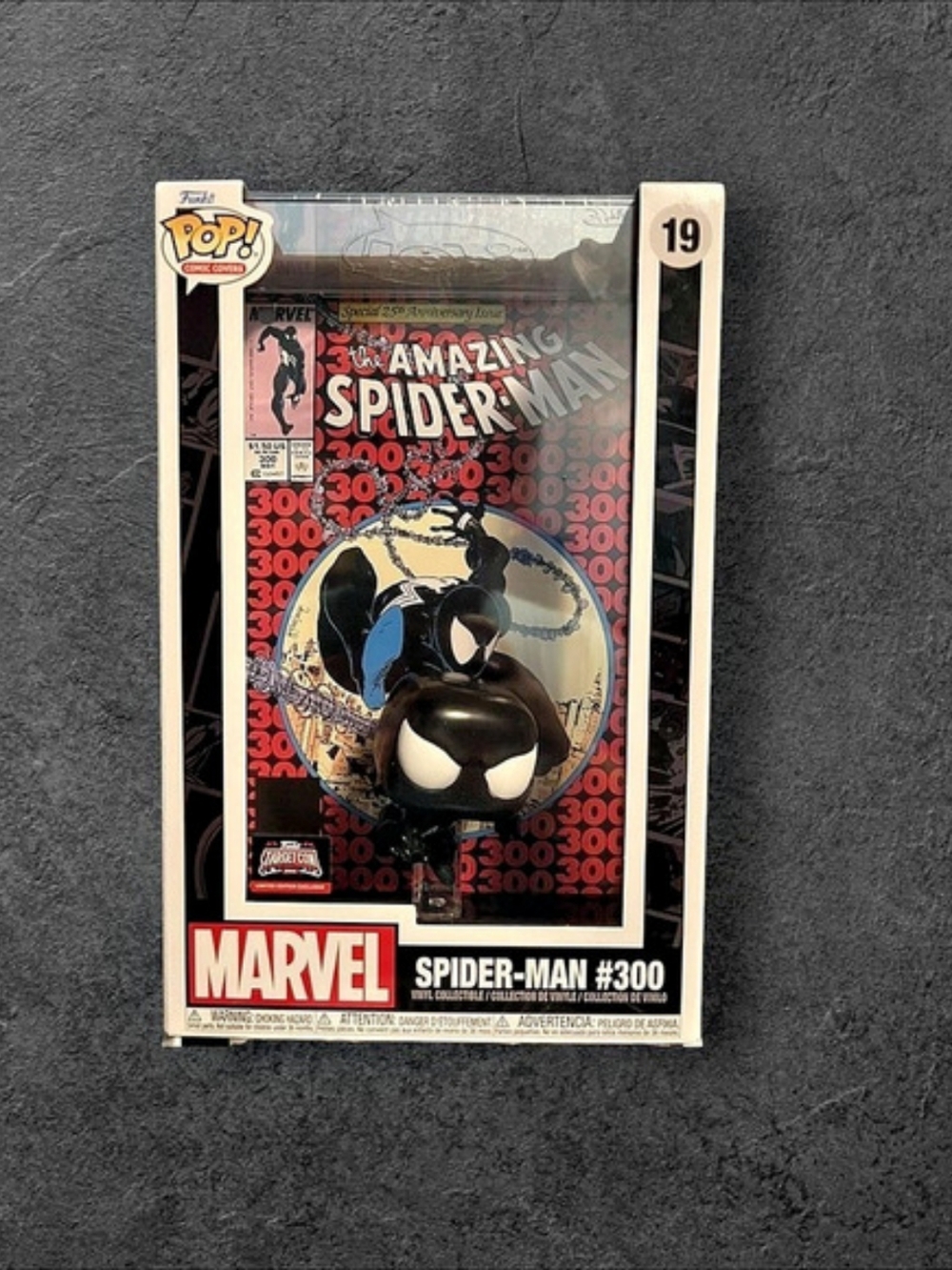 Funko Pop! Comic Covers: Marvel - Spider-Man #300 (Symbiote Spider-Man) )